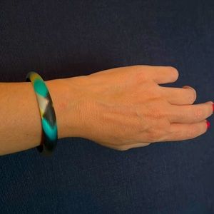 Rare Alexis Bittar skinny tapered bangle